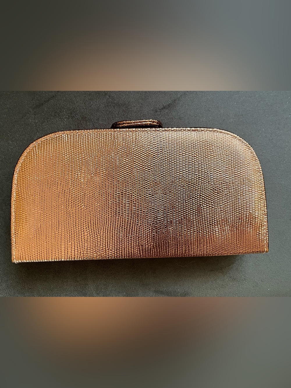Vintage Richmark Copper Minaudiere Clutch